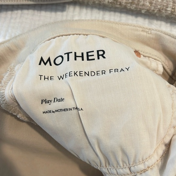 MOTHER The Weekender Sneak Jeans Size 31 - Picture 6 of 8